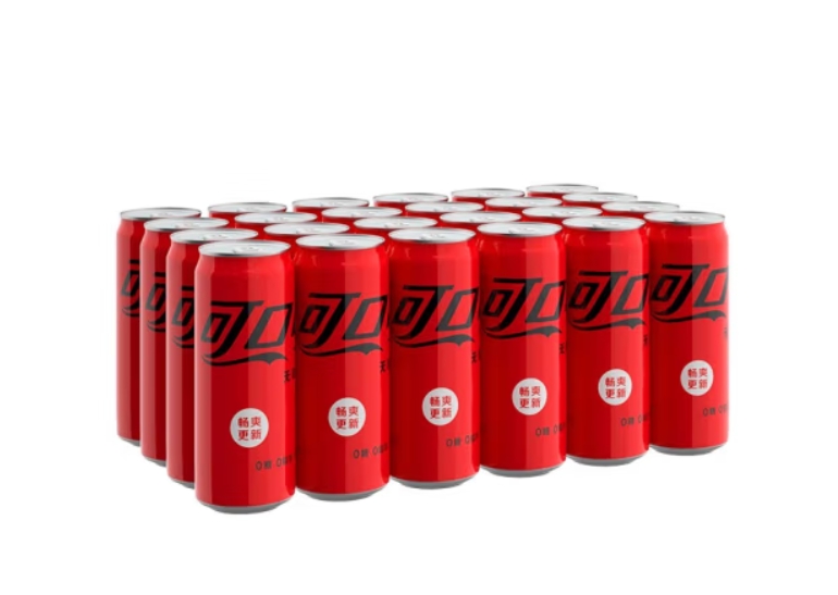 可口可乐Zero无糖碳酸饮料330ml*24罐